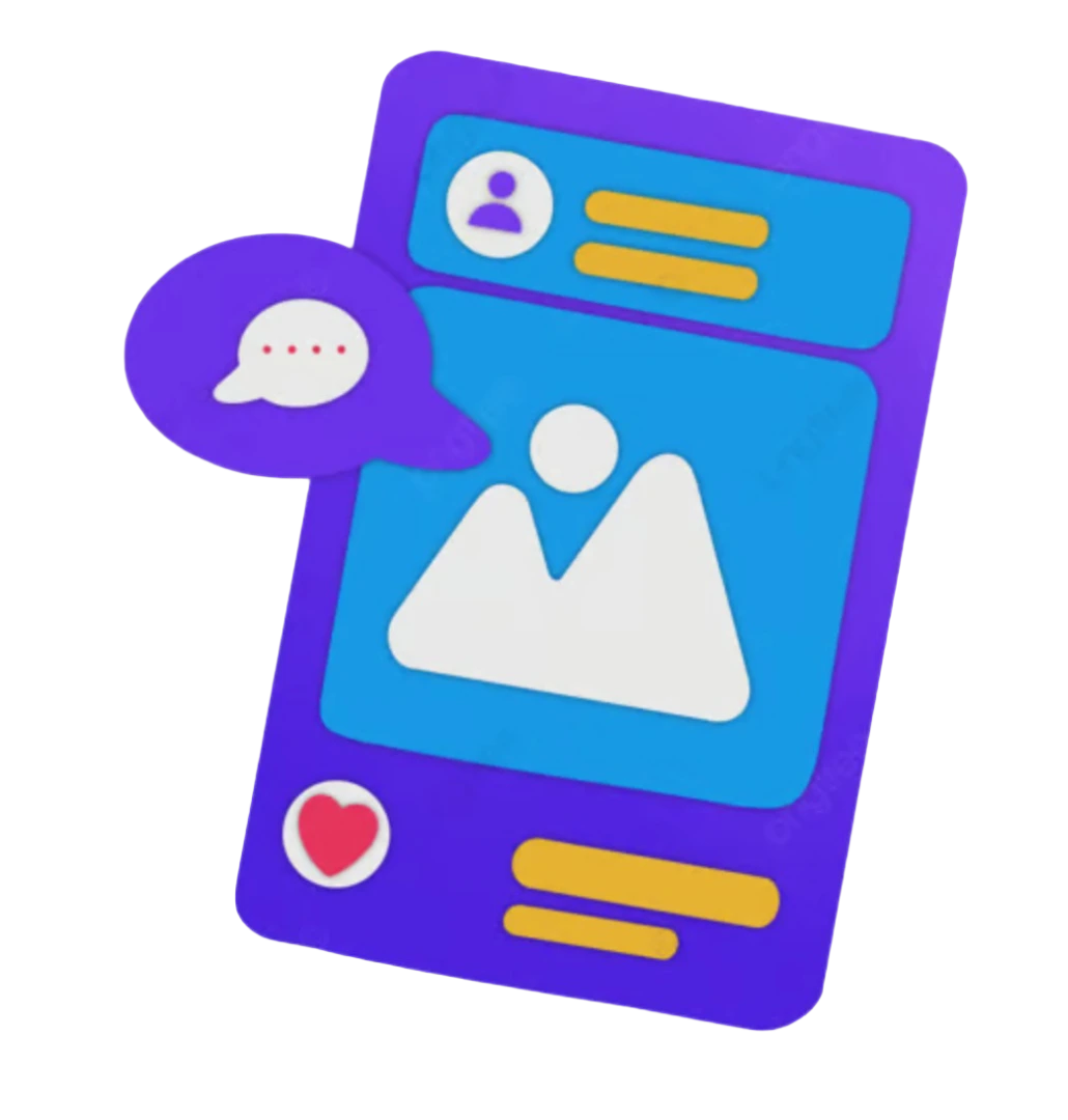Social media post design