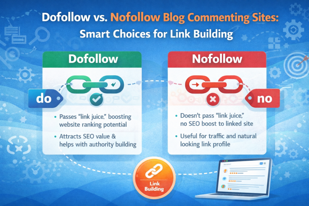 Dofollow vs. Nofollow blog commenting