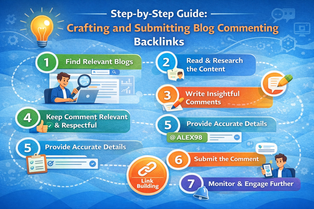 Step-by-step guide for create blog commenting