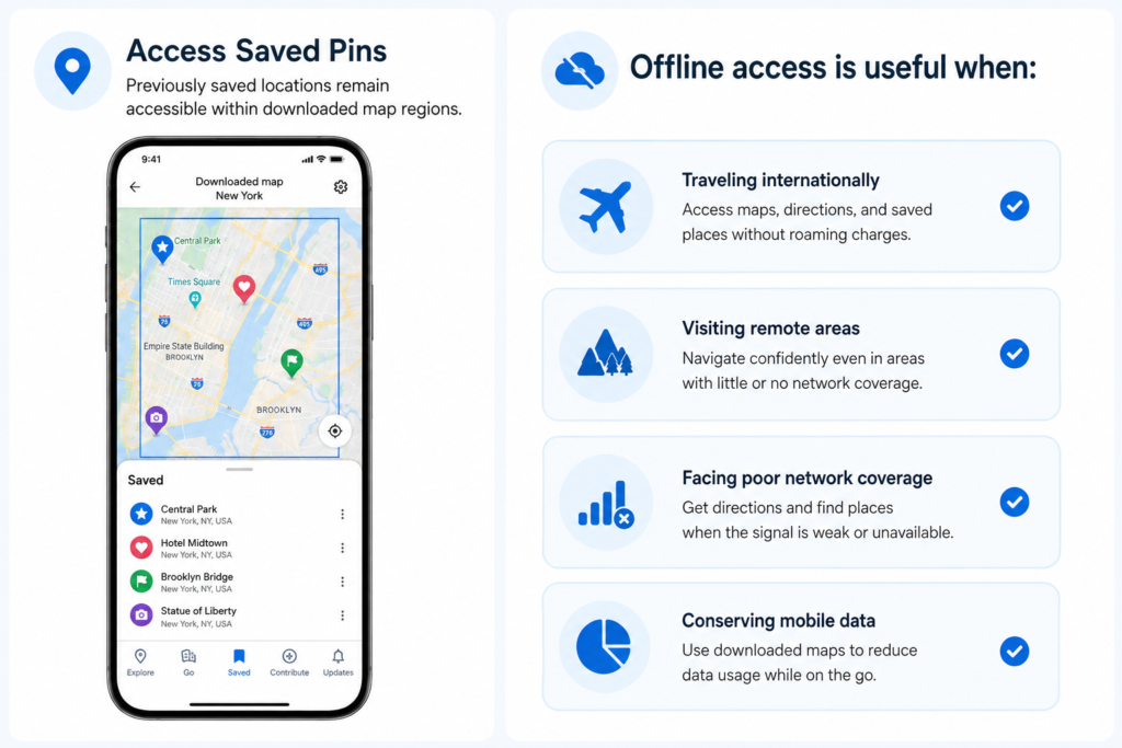 Dropped Pin in Google Maps - How to Save and Delete Pins Access Saved Pins in Google Maps
